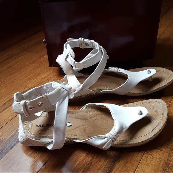 merrell white sandals